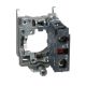 Single contact block with body/fixing collar, metal, screw clamp terminal, 1 NC - ZB4BZ102