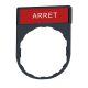 Porta etiqueta francés  arret - ZBY2104