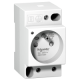 DIN socket iPC -2P+E -16A-250VAC-NFC15100 -french std-with volt.pres.indic.light - A9A15307