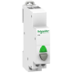 Acti9 iPB 1NO single push button grey - indicator light green 12-48Vac/dc - A9E18038