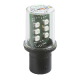 Lampadina LED verde - BA 15D - 230 V - DL1BDM3