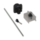 Extended rotary handle kit,TeSys GV3, IP54, black handle, with trip indication, for GV3L-GV3P - GV3APN01