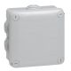 Boîte de dérivation carrée Plexo dimensions 105x105x55mm - gris RAL7035 - LEGRAND