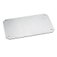 Plain mounting plate H200xW300mm made of galvanised sheet steel - NSYMM23SB