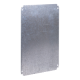Plain mounting plate H400xW300mm made of galvanised sheet steel - NSYMM43