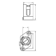 Safety terminals section 1x6mm² . Supply : 20 - NSYS06