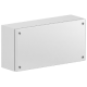 Metal industrial box plain door H150xW200xD120 IP66 IK10 RAL 7035 - NSYSBM152012