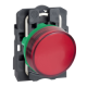 Pilot light, plastic, red, Ø22, plain lens with integral LED, 110…120 V AC - XB5AVG4