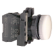 Pilot light, plastic, white, Ø22, plain lens with integral LED, 230...240 V AC - XB5AVM1