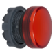red pilot light head ø22 plain lens for integral led - ZB5AV043