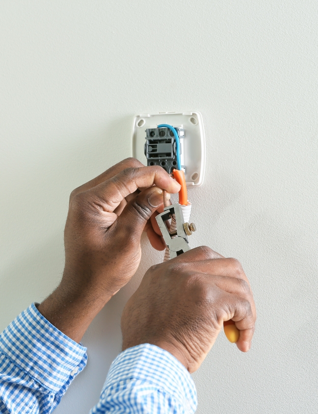 Wall-mounted equipment